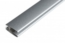 Планка нижняя стальная М - образная серебро